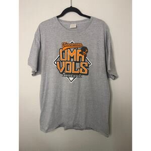 University of Tennessee Volunteers College Football Shirt Grey and Orange XL